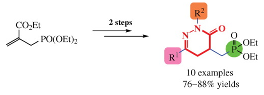 A convenient synthesis of new phosphonomethyl-containing 4,5-dihydropyridazin-3(2H)-ones